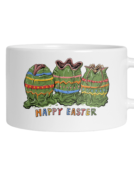 Happy Easter hrnček makronka White