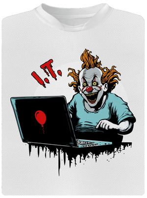 I.T. Klaun detské športové tričko White