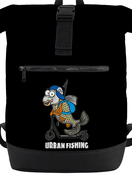 Urban fishing batoh Black