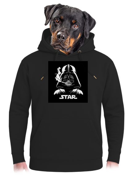 Darth Star unisex mikina premium Dark Black