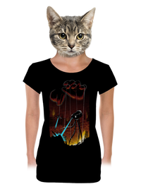 dámske tričko s lemom