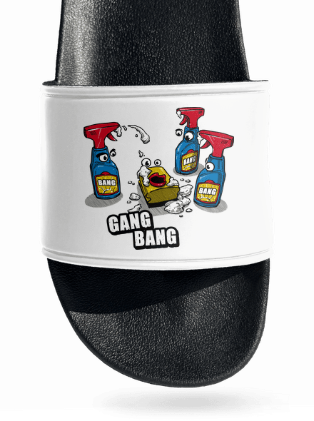 Gang Bang šľapky White