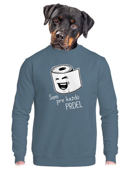 Prdel unisex mikina bez kapucne Nordic Blue