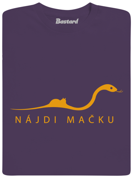 Nájdi mačku pánske tričko Urban Purple