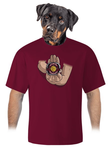 Morfujeme unisex tričko oversized Garnet