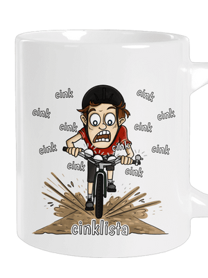 Cinklista veľký hrnček White