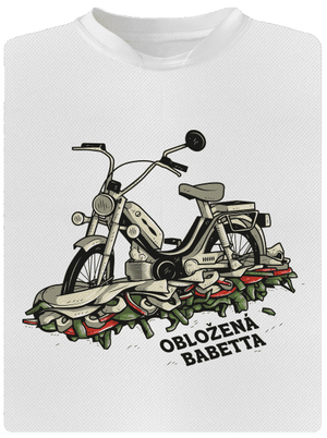 Obložená Babetta pánske športové tričko White