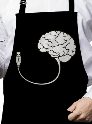 USB mozog zástera Black