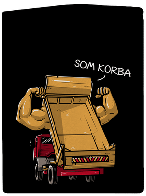 Korba dámska mikina na zips Black