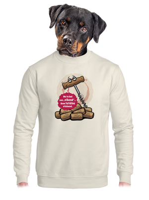 unisex mikina bez kapucne