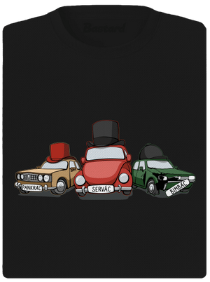 Traja veteráni dámske športové tričko Black