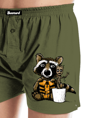 Strážcovia galaxie pánske trenky Khaki