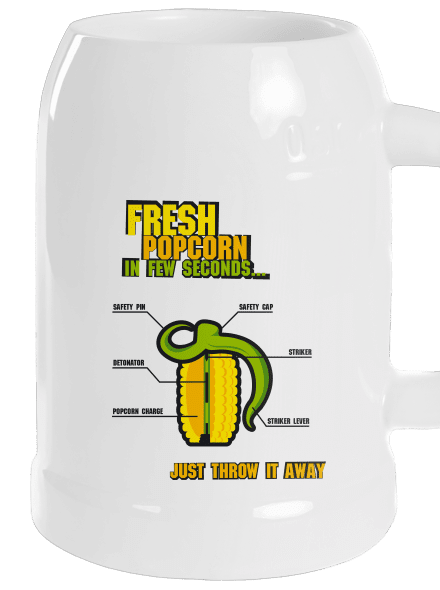 Popcorn grenade polliter White