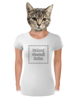 Vlastná potlač dámske tričko prémium White