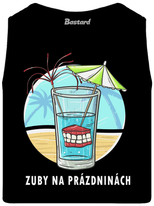 Zuby na prázdninách pánske tielko Black