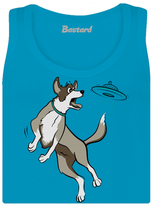 Lietajúci tanier dámske tielko klasické Blue Atol