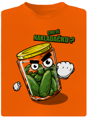 Nakladačka detské športové tričko Neon Orange