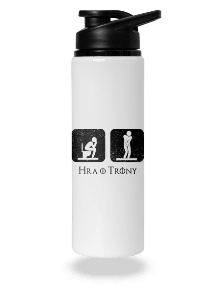 Hra o trůny flaša na vodu White