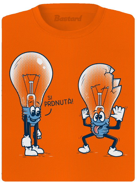 Prdlá dámske športové tričko Neon Orange