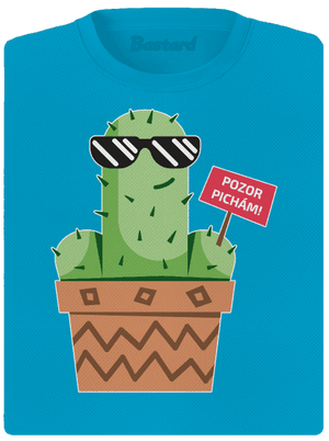 Pozor pichám dámske športové tričko Blue Atol