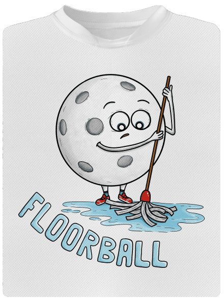 Floorball detské športové tričko White