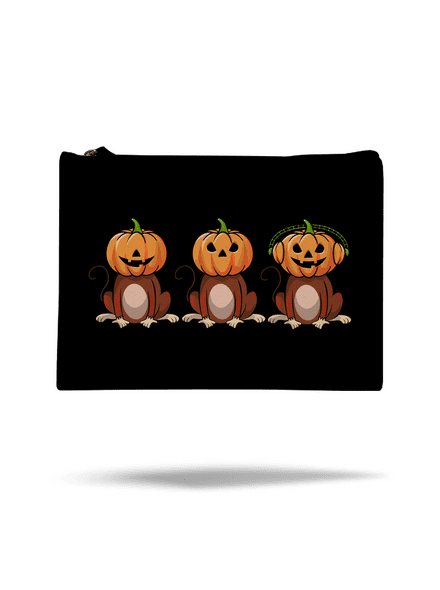 Halloween opičky taštička Black