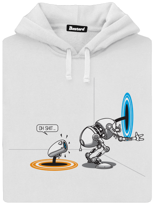 Portal dámska mikina klokanka White