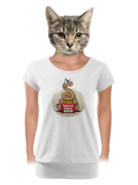 dámske tričko s lemom