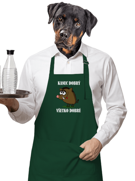 Kanec dobrý zástera Bottle Green