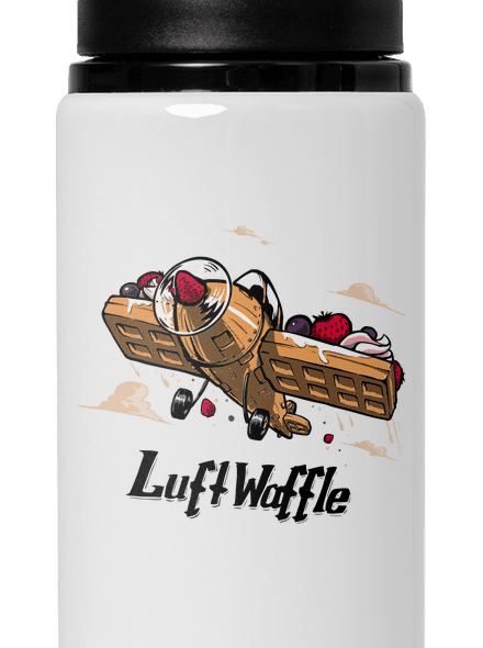 Luftwaffle flaša na vodu White