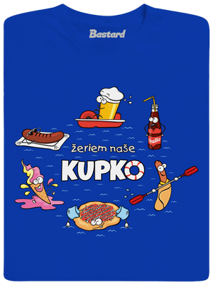 Slovenské kupko detské tričko Royal Blue