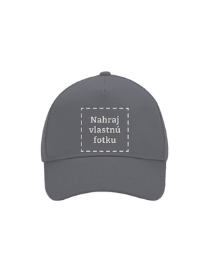 Vlastná potlač šiltovka baseballka Graphite grey