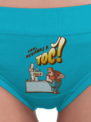 Neváhaj a toč dámske nohavičky Turquoise