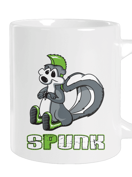 Spunk veľký hrnček White