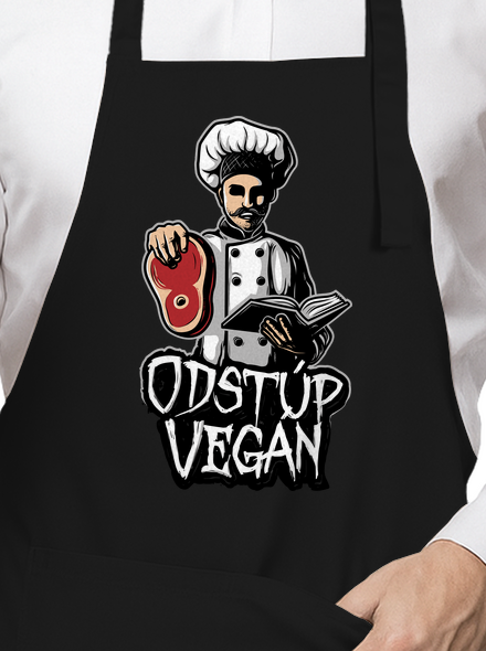Odstup vegane zástera Black