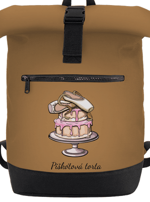 Piškótová torta batoh Caramel