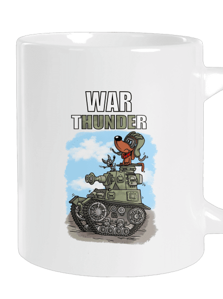 War Hunde veľký hrnček White