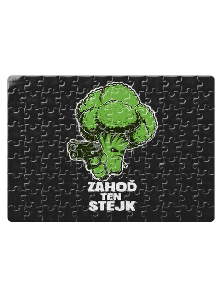 Zahoď ten stejk puzzle White