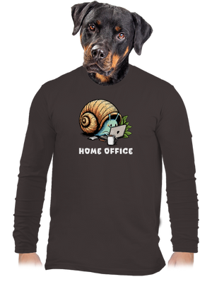 Slimákov home office pánske dlhý rukáv Bear Brown
