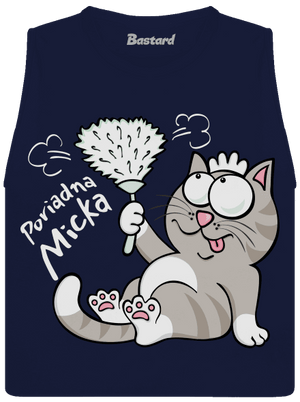 Macko a Micka dámske tielko voľné Navy