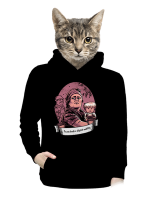 B14: Slavnosti sněženek dámska mikina klokanka Black