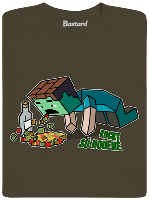 Kocky sú hodené pánske dlhý rukáv Urban Khaki