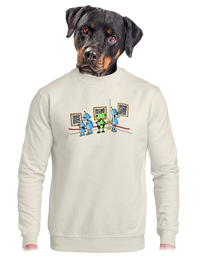 unisex mikina bez kapucne