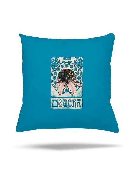 Mucha vankúš Blue Turquoise