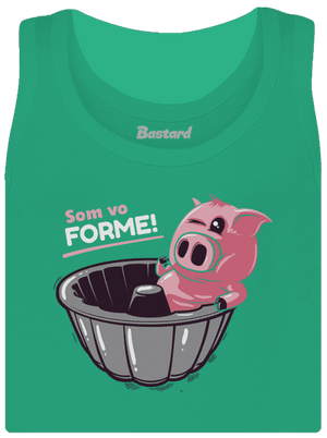 Vo forme dámske tielko klasické Mint Mal