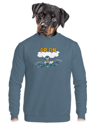 unisex mikina bez kapucne