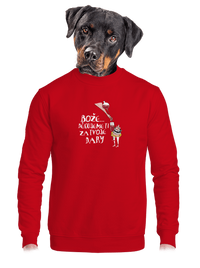 unisex mikina bez kapucne