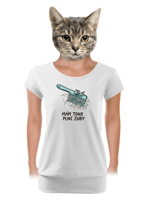 dámske tričko s lemom