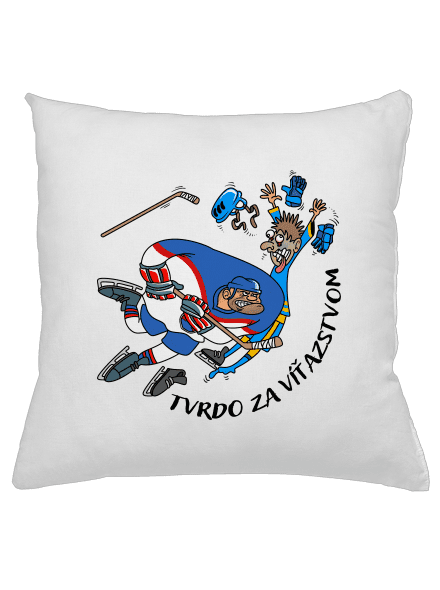 Tvrdo za víťazstvom vankúš White