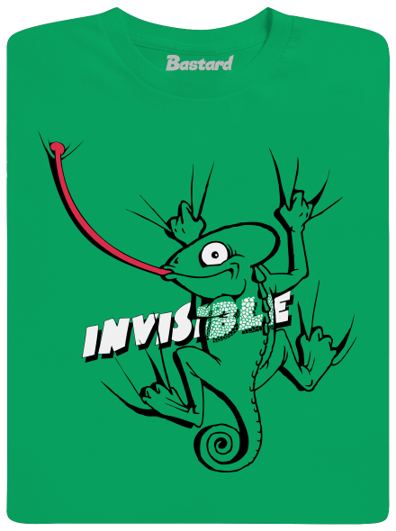 Invisible chameleon detské tričko Kelly Green